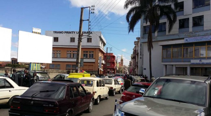 Embouteillages à Antananarivo